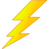CafePress Lightning Bolt Round 4" MDF Holiday Ornament