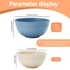 Betinyar Cereal Bowls with Lids, Unbreakable Plastic Bowl with Lids