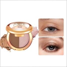 Sace Lady Paleta De Sombras Alta Pigmentación Mate Y Glitter Color 01 Castaña Brillante
