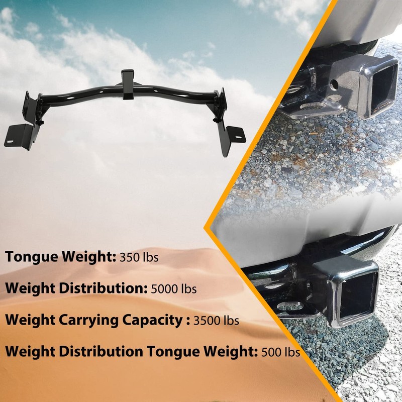 KUAFU Class 3 Trailer Tow Hitch Replace for 13650 Compatible