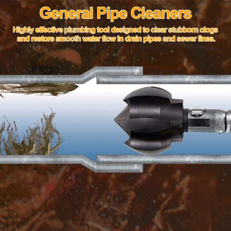 2CG&2" Drain Cleaner Cutter Heads for ClogChopper,Drain Snake Drill Attachment,Multi-Function