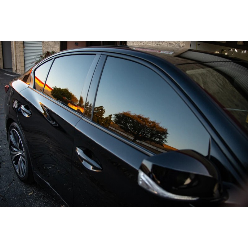 Avery Supreme Wrap Glossy Black Chrome Delete fitting 2014-2024 Infiniti