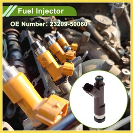 PARSKILO No.23209-50060/23250-50060 Fuel Injector for Toyota Tundra 4.7L 2005-2009 Flow Match Engine Fuel Nozzle 1 Pcs Benefit