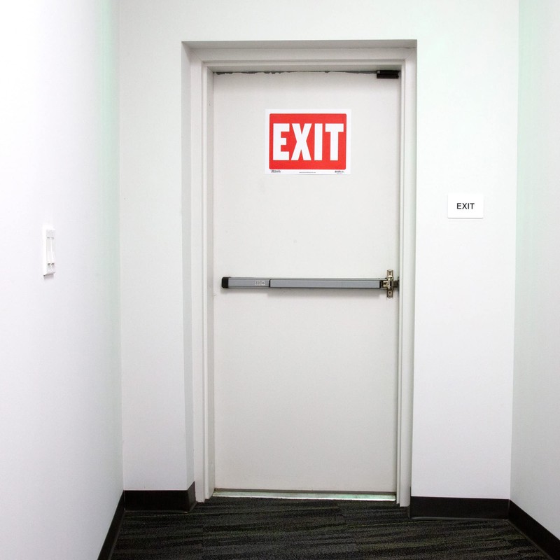 BAZIC Products Open & Closed Sign 9"X12", Double Sides Plastic