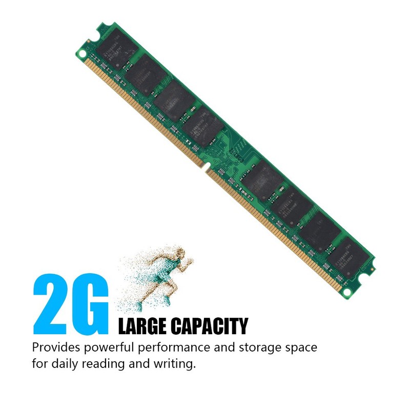 Stable Performance Chip 2GB Memory Ram for PC, DDR2 Memory