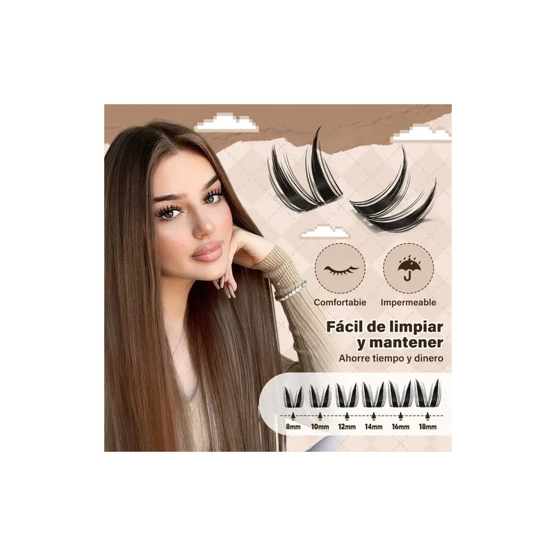Cat Eye Extensión De Pestañas Jms&jms 8-18mm C Manga Lash