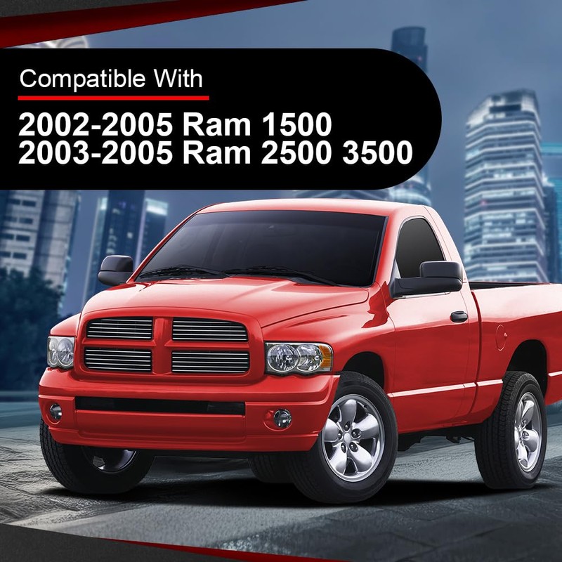 CROSSDESIGN Upper Dashboard Panel Dash Cover Plastic Compatible with Dodge