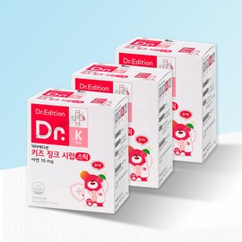 Doctor Edition Doctor Kids Zinc Zinc Liquid Syrup x 3 Infant Growth Immunity Nutrients / 닥터에디션 닥터키즈 징크 아연 액상 시럽 x 3개 유아 성장기 면역력 영양제