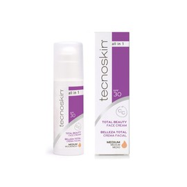 Tecnoskin Total Beauty Face Cream Medium SPF30, 50ml