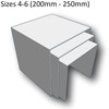 EPOSGEAR Nesting Plinths Acrylic Plastic Retail Riser Tiered Counter Display