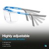 SolidWork Safety Glasses Clear Lens with Side Shields, Anti Fog,