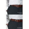 TAVARAT Tps-165 Men's Genuine Leather Belt, Elastic 1.3 inches (32