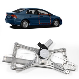 CCNLHZM 748-477 Electric Power Window Regulator with Motor Front Right Passenger Side Compatible with 2006 2007 2008 2009 2010 2011 Honda Civic Replace 72210-SNA-A01, 72210-SNA-A02, 72210-SNA-A03