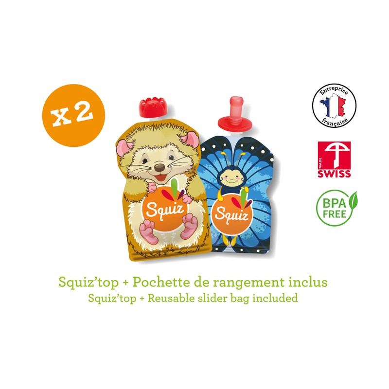 Set of 2 Squiz Natura bags 2 units