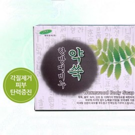 Mugwort Herbal Exfoliating Soap (Case) / 약쑥 한방때비누(케이스)