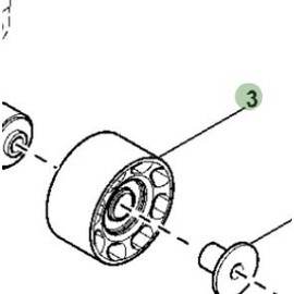 John Deere Original Equipment Pulley #RE505264