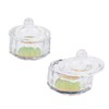 Baluue 2pcs Crystal Nail Cup Gel Nail Remover Kit Nail