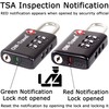 TSA Approved Luggage Locks Suitcase Locks with Indicator Open Alert