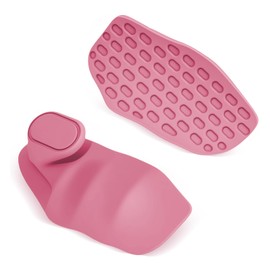 Anti-Slip Workout Grips, Gym Rypt Grips Weight Lifting Grips Pads, Ergonomics Weight Lifting Gloves for Men Women Deadlift, Fitness Training and Exercise, Gym Grips Pads for Palm Protection (Pink)