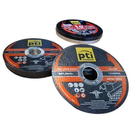 Metal Cutting Discs 115mm x 1.0mm x 22.23mm 10pcs, Cut Metal, Stainless Steel, Steel and Non-Ferrous Metals, Angle Grinder Use, Flap Discs, 10-Pack Tin