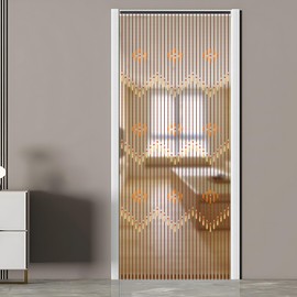 Jiabailie Wood Beaded Curtain for Doorway,31 Lines Wooden Bead Curtain,35.4"x86.6" Strands Door Beads Curtains,Doorway String Door Curtains Beaded for Home Decor Porch Bedroom Living Room Divider
