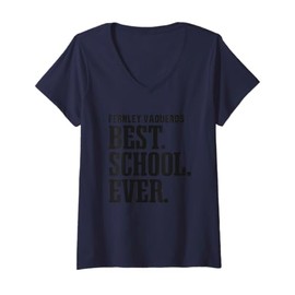 Womens Fernley Vaqueros Best Ever HS V-Neck T-Shirt