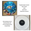 XNM Sea Turtle Glass Battery Powered Clock 14 Inch Ocean