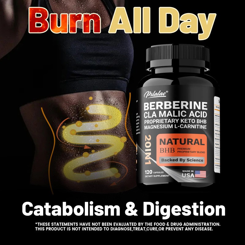 pslalae 20-in-1 Berberine CLA Malic Acid - Acetyl-L-Carni