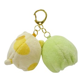 Watanabe C-170 Sumikko Gurashi Ball Pouch Twin Penguin + Cat (010)