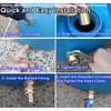 RAINPAL RBLHW020 Brass Rain Barrel Linking Hardware Kit(Hose Not Included)