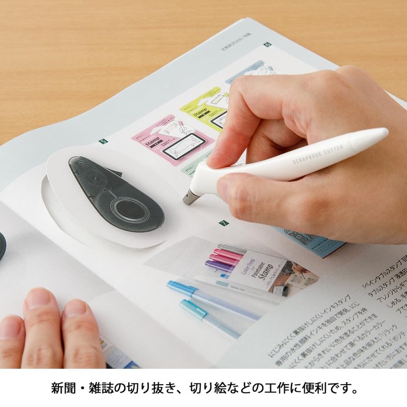 Midori 35555006 Cutter, 1-Piece Cutter, White