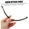 TEHAUX 5pcs Optical Audio Cable for Audio Cable Plated Connectors