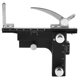 Microscope Movable Caliper, High-Precision Movable Ruler Mechanical Stage X-Y Uses on Microscope to Move The