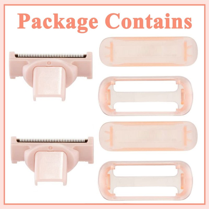 Flawless Nu Razor Replacement Heads, Rose Gold Plated Body With