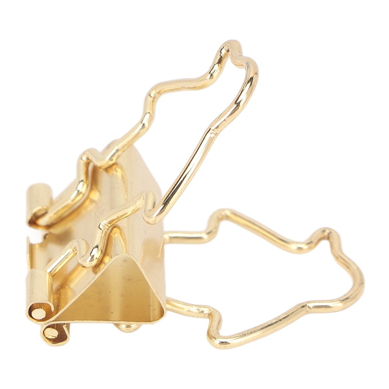 100Pcs Binder Clips Hollow Penguin Shape Sturdy Metal Small Binder