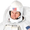 Beistle 60041 Plush Astronaut Helmet, White/Red/Blue
