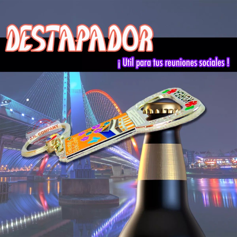 J.H. Company Destapador Llavero Figura Tradicional Coreana Souvenir A9