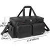 Trunab DJ Cable File Bag with Detachable Padded Bottom and