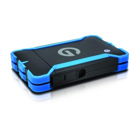 G-Technology 1TB G-DRIVE ev ATC Portable External Hard Drive with tethered Thunderbolt cable - All-Terrain Drive Solution - 0G03586-1