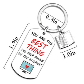 XzmaaoX Long Distance Relationship Gifts Funny Keychain For Boyfriend Girlfriend Romantic Anniversary Keychain Gifts For Him Her Couple Christmas Birthday Valentines Day Gifts