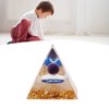 Constellation Pyramid Stone for Positive Energy Reduce Stress Chakra Resin