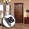 INCREWAY 1 Pairs Overlay Cabinet Hinge with Screws, Self-Closing Decorative,Face