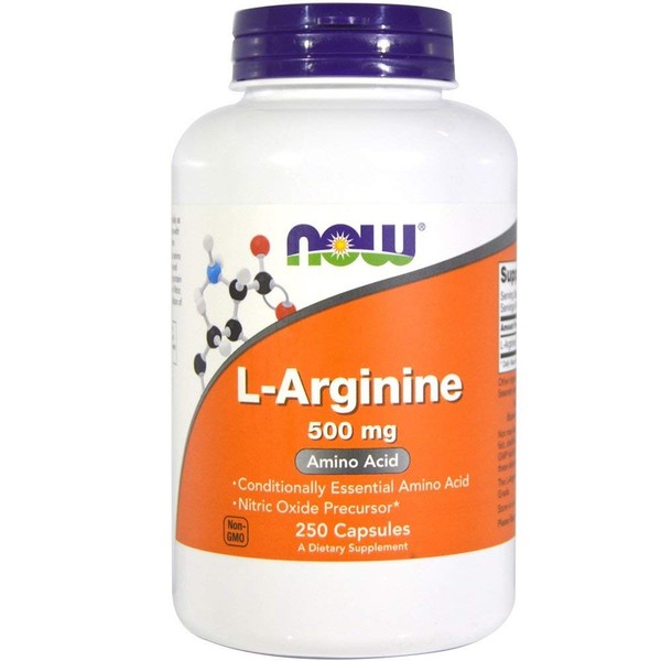 Now Foods L-Arginine (500mg) - 250 ct (Pack of 2)