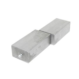 7" Square Rectangle Hinge Heavy Duty Weld on Steel Ball Bearing Barrel (Pair)