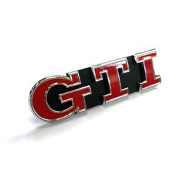 GenuineVW Golf Mk7 2013- GTI Front Grille Badge Satin Black Emblem