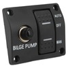 Ongwan 3-Way Manual OFF-Auto Switch Panel with Breaker for Bilge