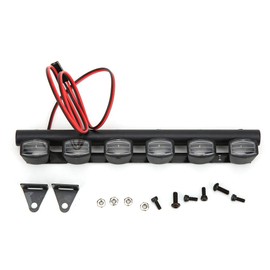 RC Roof Light, RC Car Roof Light Bar Spotlights Fit for SCX10 Remote Control Car. (6 lights)