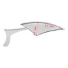 Motorcycle Spear Blade Mirrors 180 Degree Adjustable Rear View Side