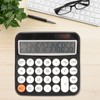 12 Digit Calculator Round Button LCD Display Calculator Detachable Auto
