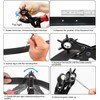 Revolving Punch Plier Kit, XOOL Leather Hole Punch Set for